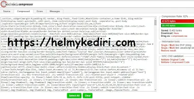 Cara memperkecil ukuran css