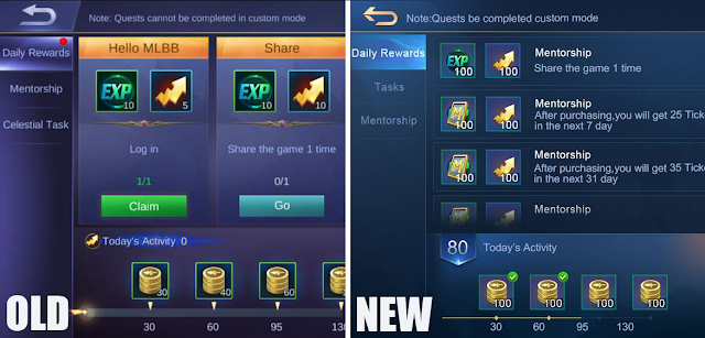 Mobile Legends Bang-Bang Update UI 2.0 Optimization of mid-end devices