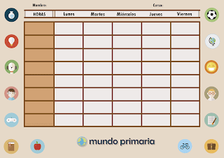 descarga tu horario de escuela para imprimir