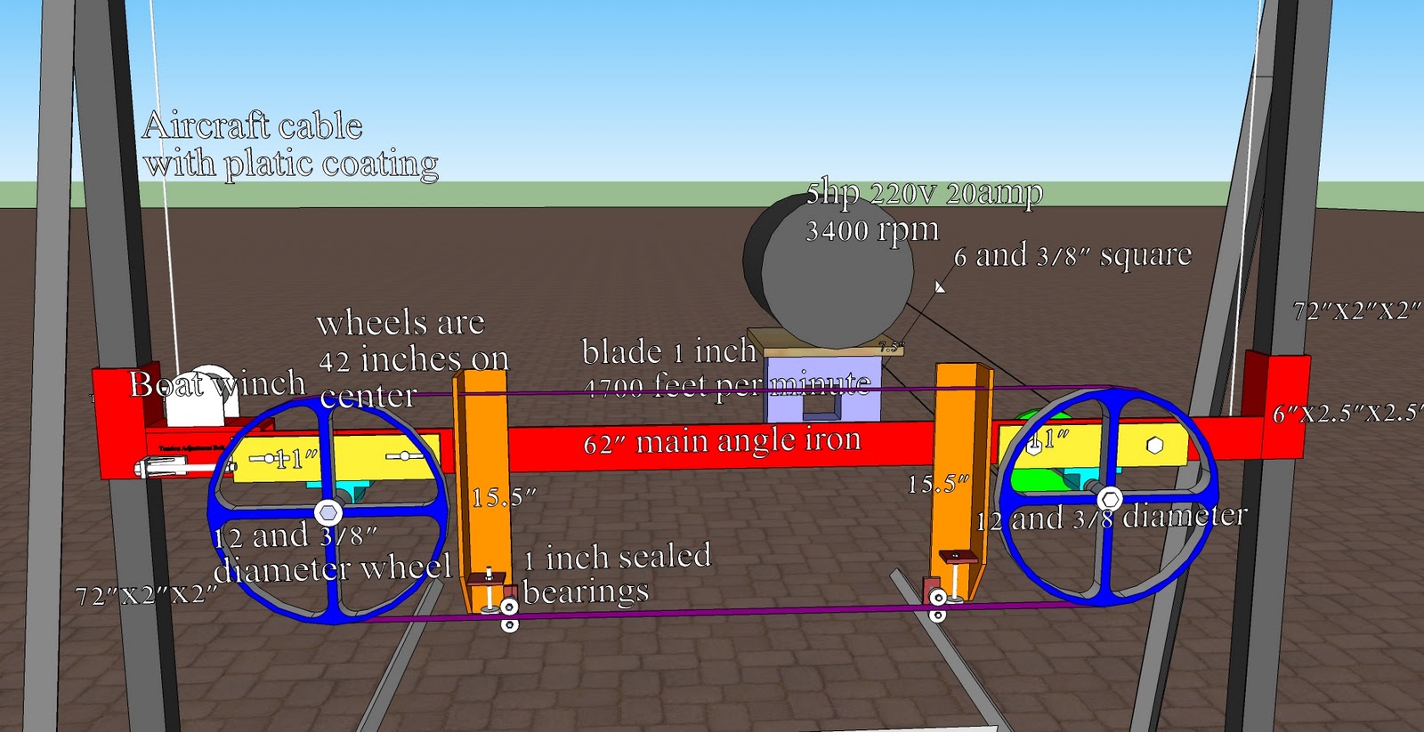 Bandsaw Mill plans for Free