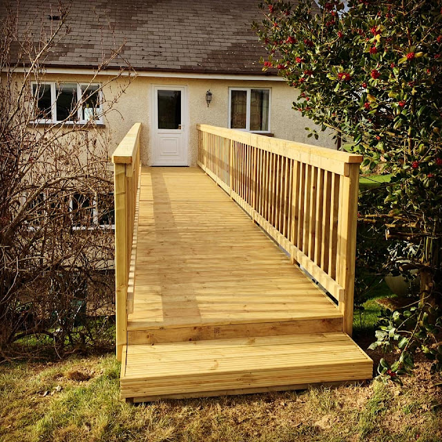 timber decking bridge