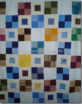 2013 half way rhrough square on square blocks