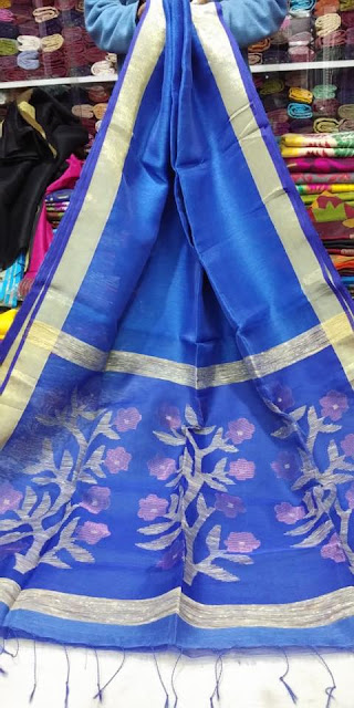 Linen Jamdani Sarees