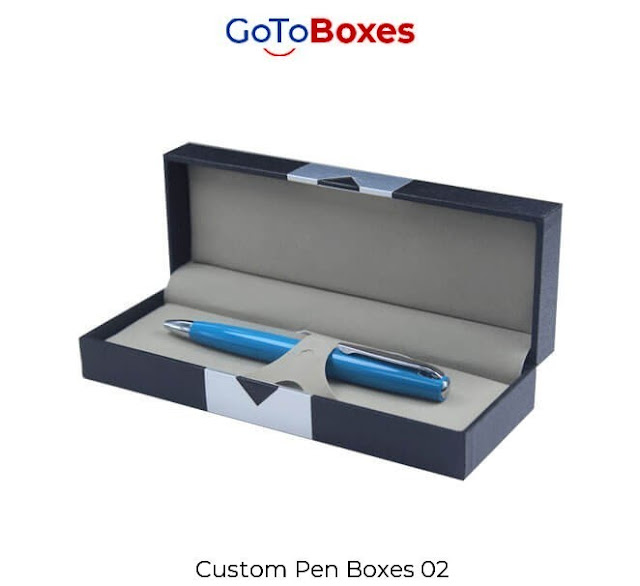 Get shiny and impressive Custom Pen Boxes from the trustworthy GoToBoxes. So, don’t crave so hard and contact us for Pen Boxes Wholesale. The plus point is free shipping at bulk wholesale of Pen Boxes.
