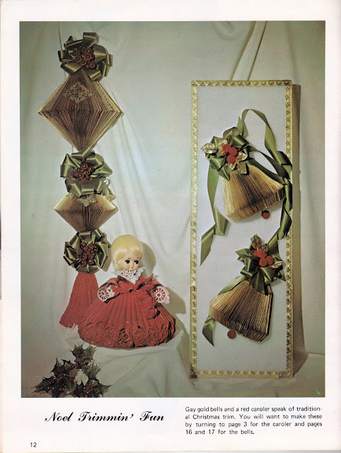 Angel, Bells, Caroler, Children's Books, Christmas Crafts, Folded Magazine Crafts, Folded Magazine Novelties, Illustration, Magi, Mid Century Modern, My Retro Reads, Picture Books, Retro, Vintage, Reindeer, 1970s