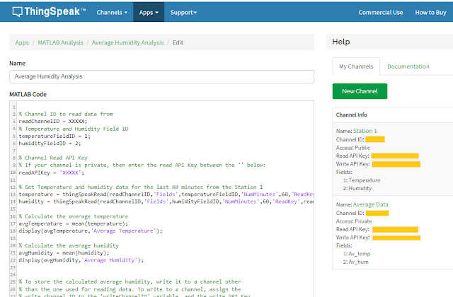 Analisa data thingspeak dengan matlab analysis