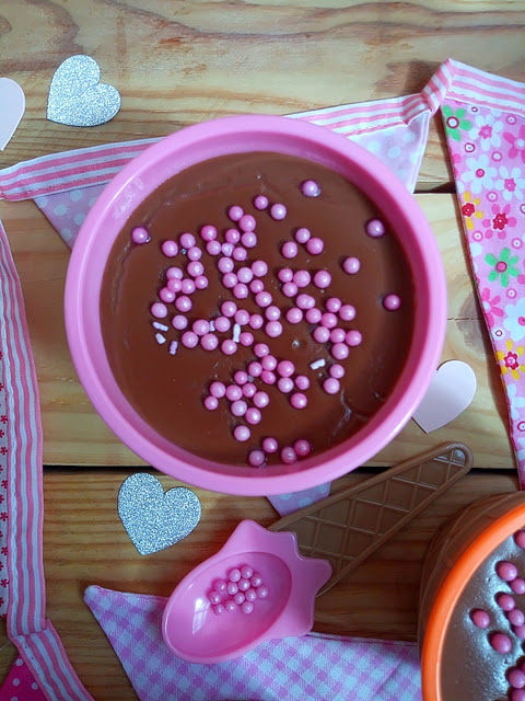 Natillas fáciles con bebida de avellanas y chocolate (en Monsieur Cuisine Plus) Borges Postre Verano Cuqui Fácil Sencillo Rápido Fresquito Cuca