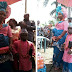 See Traditional Marriage Photos Of A Dwarf & His Tall & Beautiful Bride In Delta