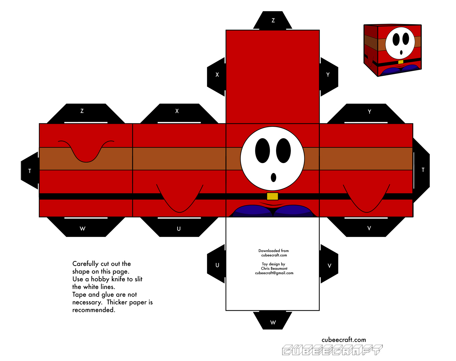 Papercrafts: Mario