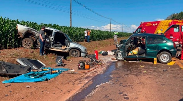 Duas mulheres foram vítimas fatais de um acidente em Campo Mourão 