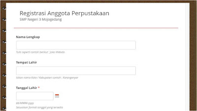 Membuat Formulir Registrasi Pendaftaran Anggota Perpustakaan Online Dengan Zoho Form