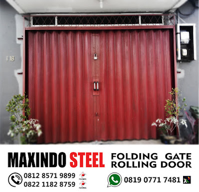 Folding gate murah di kertamukti bekasi