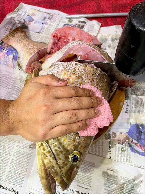 Aku Dah Pakar Memotong Ikan Besar