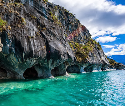 Marble Cathedral Lake Chile