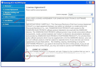 Samsung SCX-4623FW wireless printer configuration and installation of Samsung SCX-4623fw on a wireless network the solution to the problem of installing