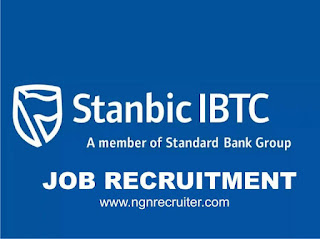 If you are looking for job at Bank use this opportunity, Bankers Needed at Stanbic IBTC Bank