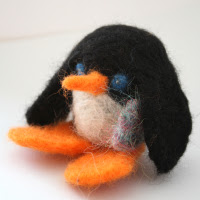 felt penguin