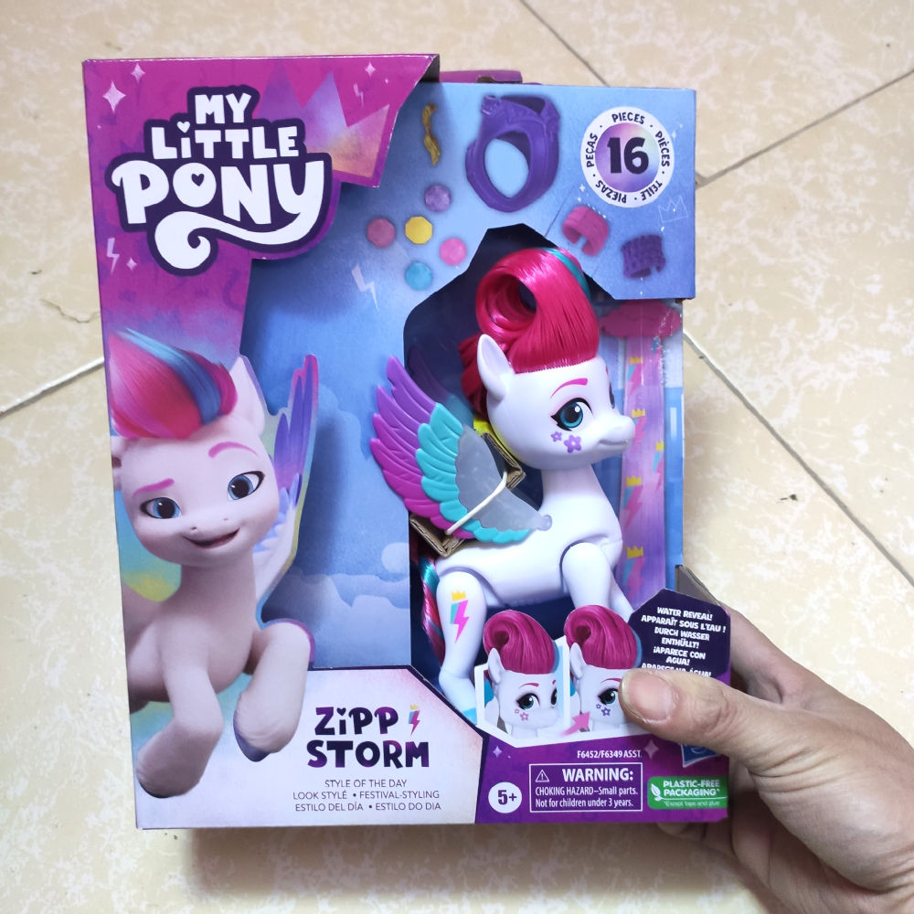  My Little Pony Toys Misty Brightdawn Style of The Day, 5-Inch  Hair Styling Dolls, Toys for 5 Year Old Girls and Boys : Toys & Games