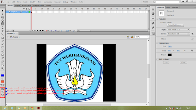 [ANIMASI] Tutorial Sederhana Memotong Gambar di Flash Part I