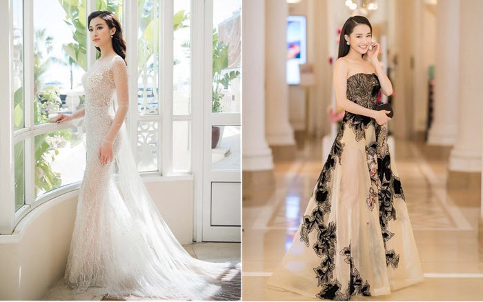 Hoa hậu Mỹ Linh, Nhã Phương 'đọ' sắc với váy áo yêu kiều tại Cannes