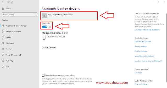 Menghubungkan Bluetooth Laptop dengan Bluetooth HP