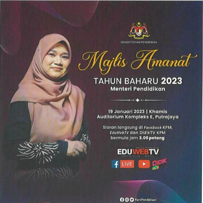 Majlis Amanat Tahun Baharu 2023 Menteri Pendidikan