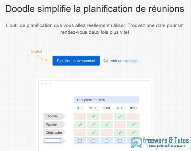 Doodle : un outil en ligne pratique pour planifier un évènement