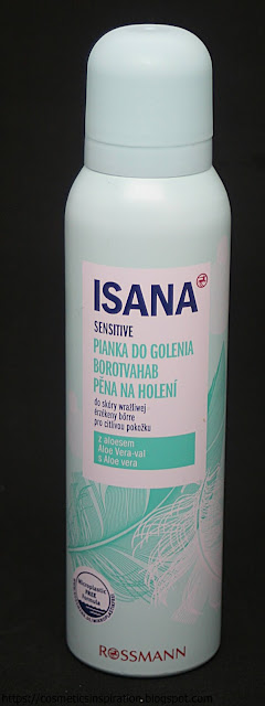 Rossmann - Isana- Pianka do golenia z aloesem Sensitive