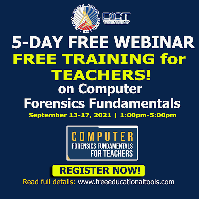 DICT 5-DAY FREE TRAINING for LICENSED PROFESSIONAL TEACHERS | SEP 13-17 | REGISTER NOW!