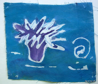 Kids Art: Pate Batik Tide Pool Flag