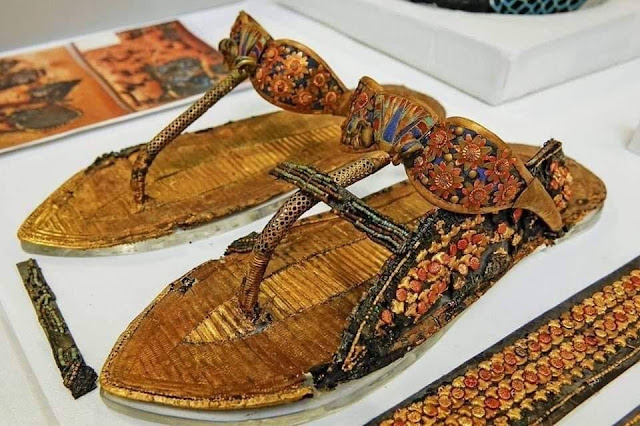 Sandals that belonged to King Tutankhamun