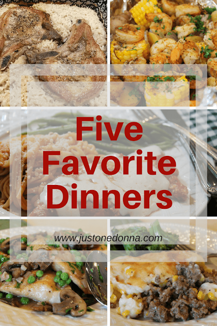 Five Favorite Dinners