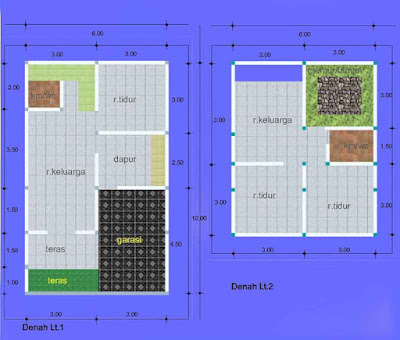 Gambar Desain untuk Renovasi Rumah BTN Type 21/60  Desain Rumah 