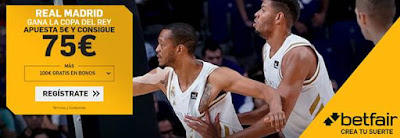 betfair supercuota Real Madrid gana Copa Rey Baloncesto 13-2-2020