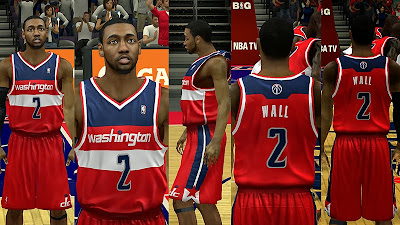 NBA 2K14 Washington Wizards Away Jersey