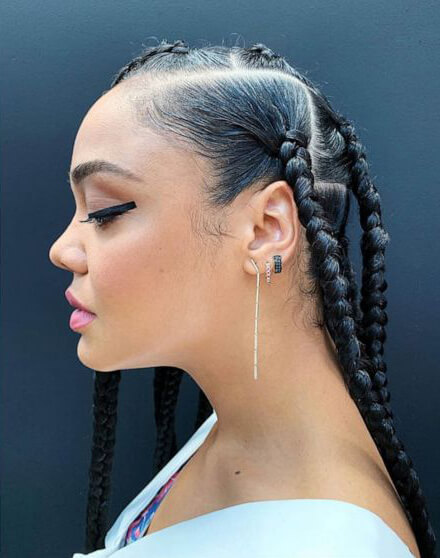  With every changing season and age comes new fashion trend and fashion styles 20 Latest Knotless Box Braids Styles Ponytails For African American