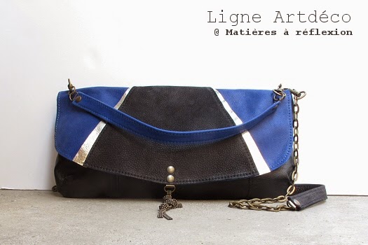 Sac en cuir vintage Matières à réflexion