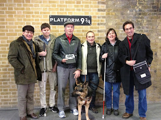 WayFun 2013 group at Platform 9 and three quarters