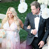 Jessica Simpson at a wedding