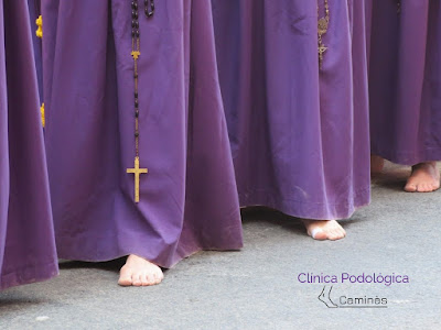 10 recomendaciones para cuidar los pies de los costaleros en Semana Santa