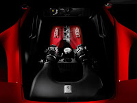Ferrari 458 Italia moteur