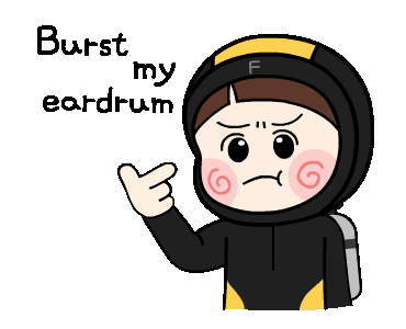 Line クリエイターズスタンプ スキューバダイビングするファンキー Example With Gif Animation