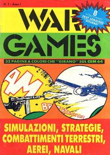 War Games 1 - Luglio & Agosto 1986 | CBR 215 dpi | Mensile | Computer | Programmazione | Commodore | Videogiochi
Numero volumi : 31
Cari commandos, marines, guerrafondai, amanti dello «sparaspara» è arrivato finalmente il vostro momento. Vi offriamo da questo mese la possibilità di dare sfogo a tutte le voglie represse che vi portate dietro fin da bambini, quando avete avuto per la prima volta un mitra in mano o una semplice pistola da cowboy. War Games è stata studiata apposta per coloro che nei videogiochi cercano un momento di... guerra dopo troppi di pace. Bando alle gare di atletica o di pallone, a morte gli spaziali o le avventure. Affidiamo la nostra fantasia alle battaglie navali, terrestri o nel cielo dove le pale degli elicotteri solcano soltanto i confini della vostra fantasia. Ma War Games non vuol essere soltanto un'occasione di divertimento. Vuole essere pure il primo vero tentativo di offrire a un pubblico vastissimo i videogiochi di strategia, un settore che in molte altre nazioni è da tempo ai vertici degli interessi dei giovani ma non solo di loro. Crediamo che il nostro sforzo sarà premiato dal vostro interesse e quindi vi invitiamo a gustarvi tutta la rivista.