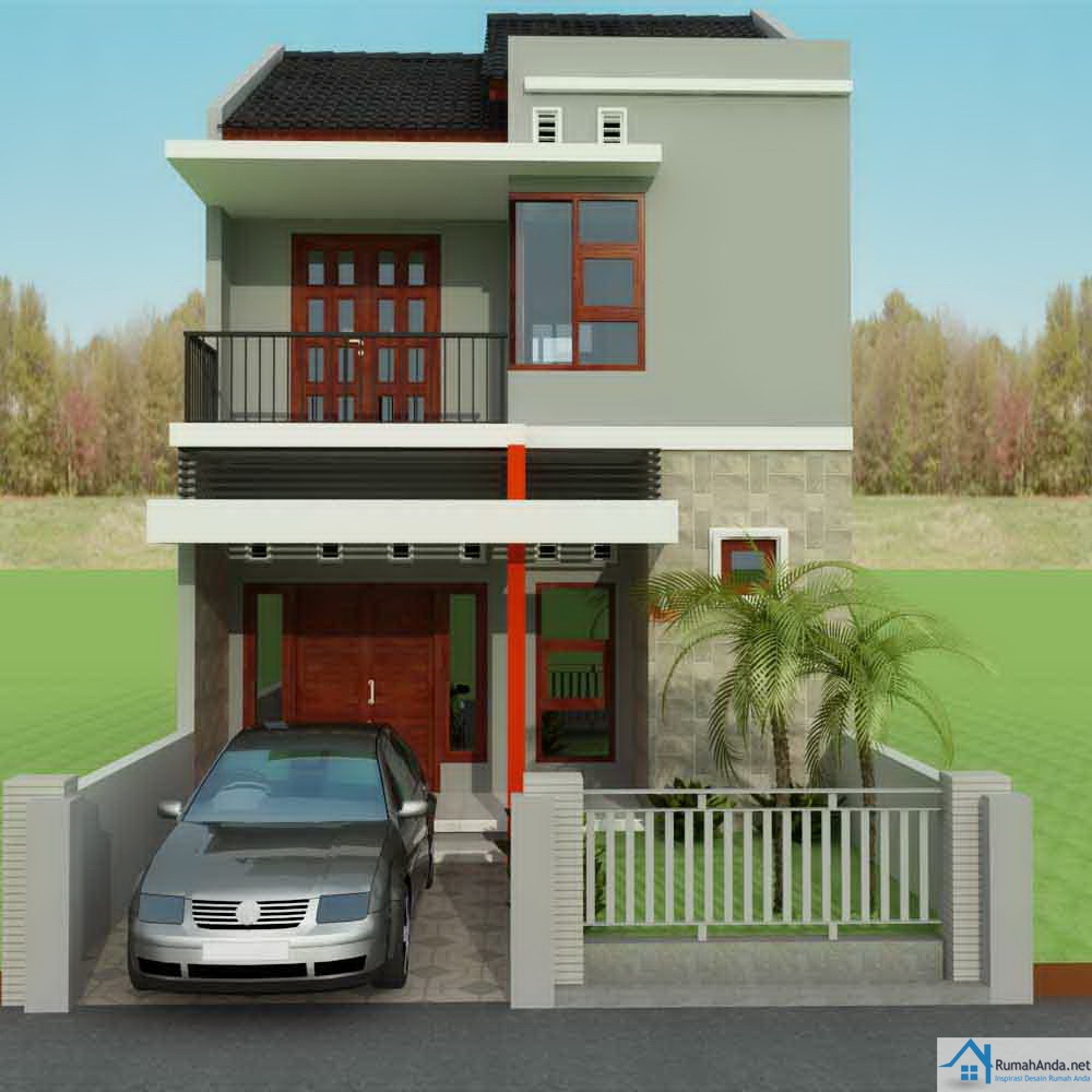 Gambar Denah Rumah Minimalis 2 Lantai Type 120 Png Desain 