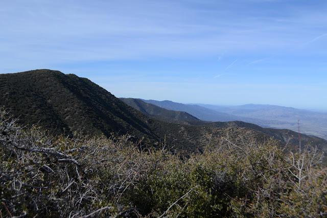 ridge lines stacked up