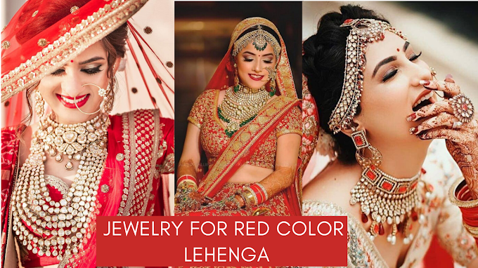  Gorgeous Bridal Jewelry Ideas With Red Color Lehenga 111 