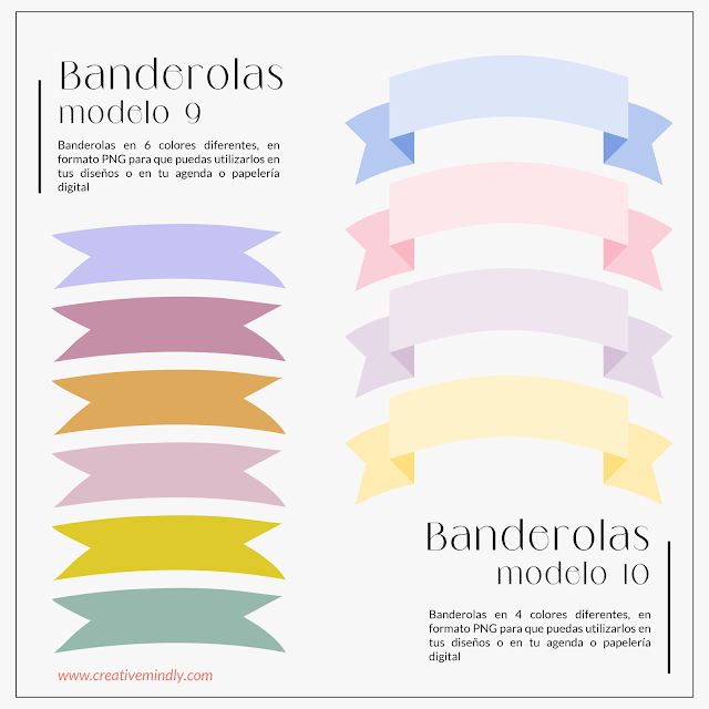 banderolas gratis descargar free ribbon