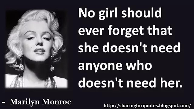 Marilyn Monroe inspirational Quotes 16