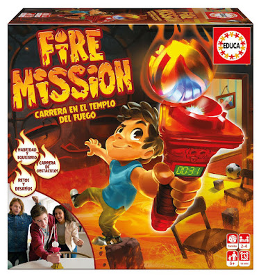 EDUCA BORRAS - Fire Mission : Juego de Mesa | Carrera en el Templo del Fuego | 2017 | CAJA JUGUETE