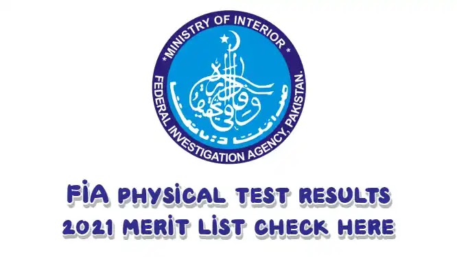 FIA Physical Test Results 2021 Merit List Check Online